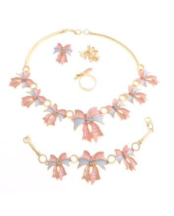 Gold Plated Necklace Set