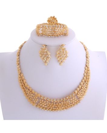 Gold Plated Necklace Set