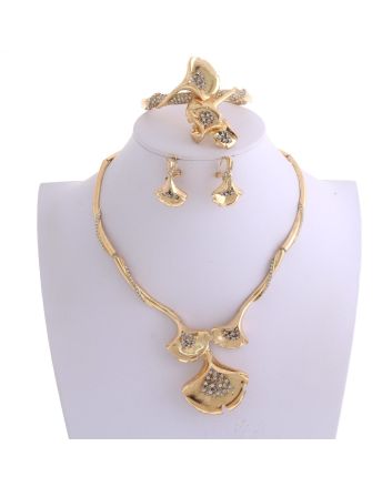 Gold Plated Necklace Set