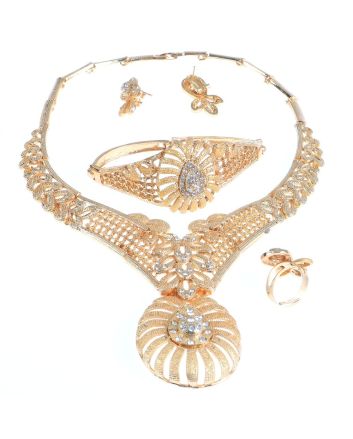Gold Plated Necklace Set