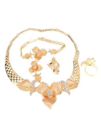 Gold Plated Necklace Set