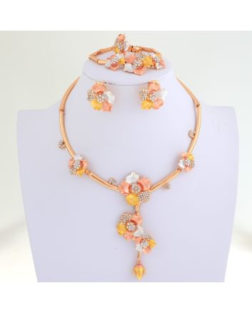 Gold Plated Necklace Set