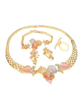 Gold Plated Necklace Set