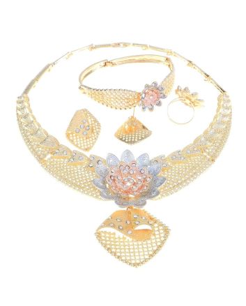 Gold Plated Necklace Set