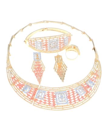 Gold Plated Necklace Set