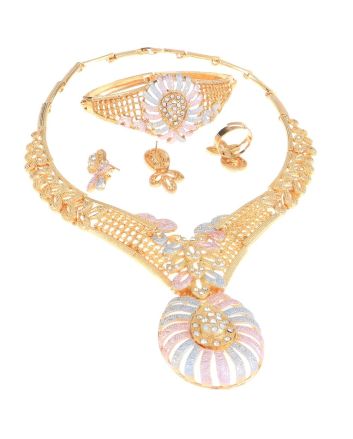 Gold Plated Necklace Set