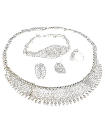 Silver Plated Necklace Set