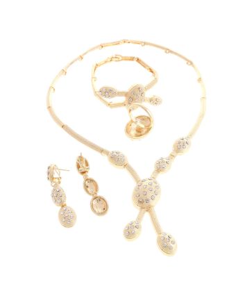 Gold Plated Necklace Set