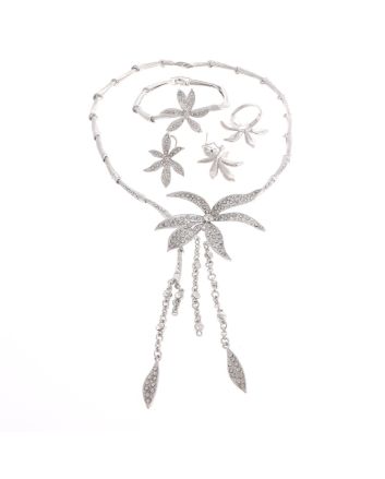 Silver Plated Necklace Set