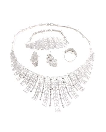 Silver Plated Necklace Set