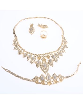 Gold Plated Necklace Set