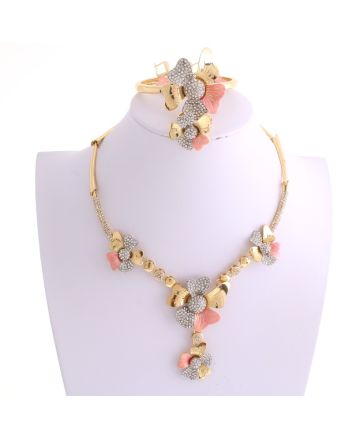 Gold Plated Necklace Set