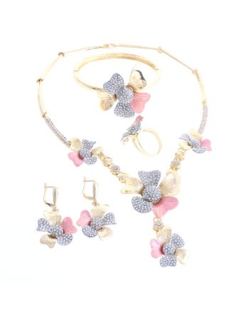 Gold Plated Necklace Set