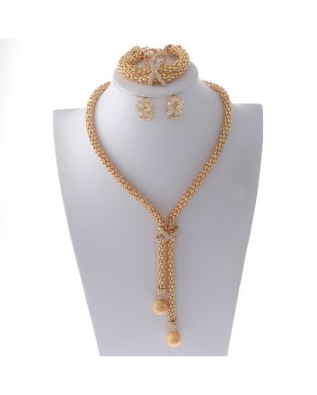 Gold Plated Necklace Set