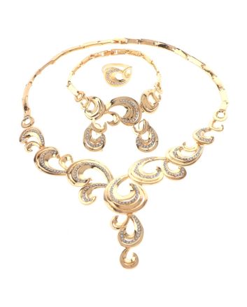 Gold Plated Necklace Set