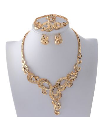 Gold Plated Necklace Set