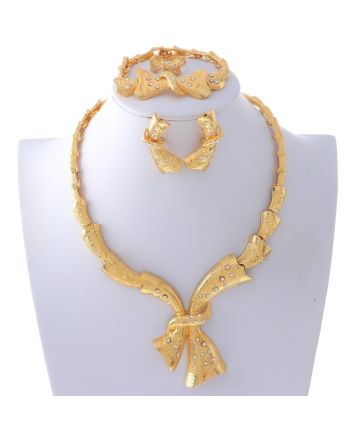 Gold Plated Necklace Set