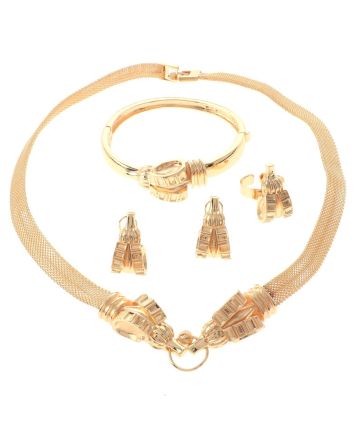 Gold Plated Necklace Set