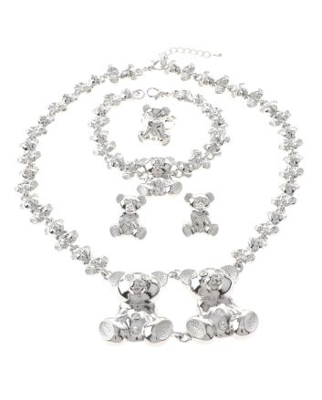 Silver Plated Necklace Set