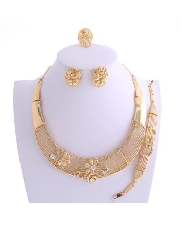Gold Plated Necklace Set