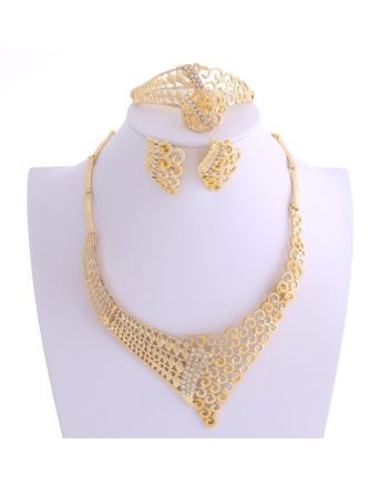 Gold Plated Necklace Set