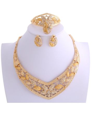 Gold Plated Necklace Set