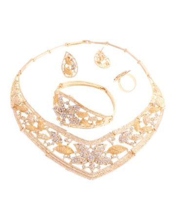 Gold Plated Necklace Set