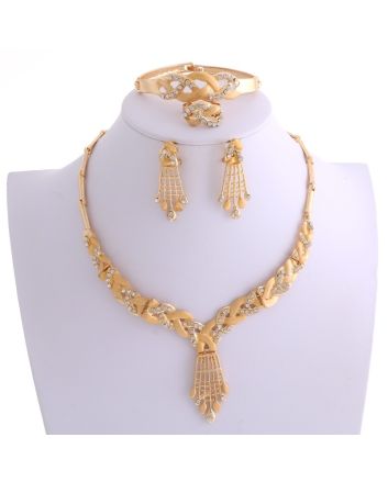 Gold Plated Necklace Set