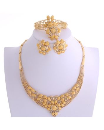Gold Plated Necklace Set