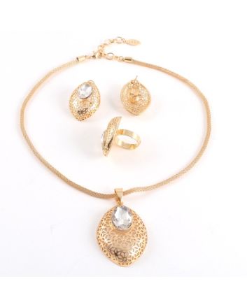 Gold Plated Necklace Set