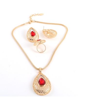 Gold Plated Necklace Set