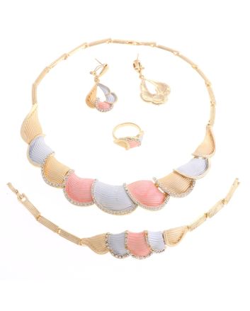 Gold Plated Necklace Set