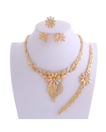 Gold Plated Necklace Set
