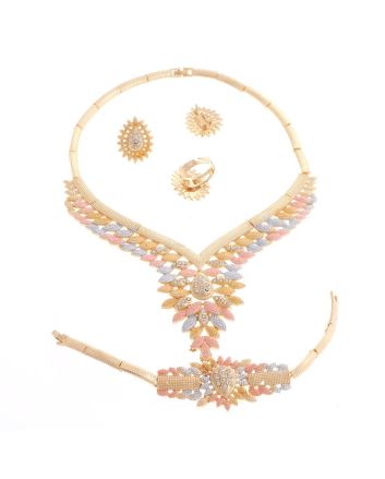 Gold Plated Necklace Set