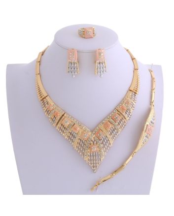 Gold Plated Necklace Set