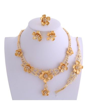 Gold Plated Necklace Set