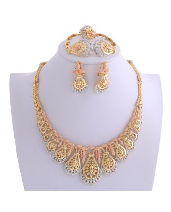 Gold Plated Necklace Set
