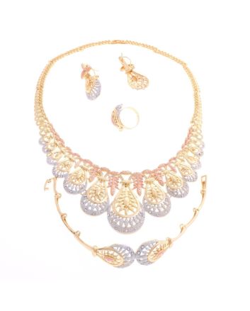 Gold Plated Necklace Set