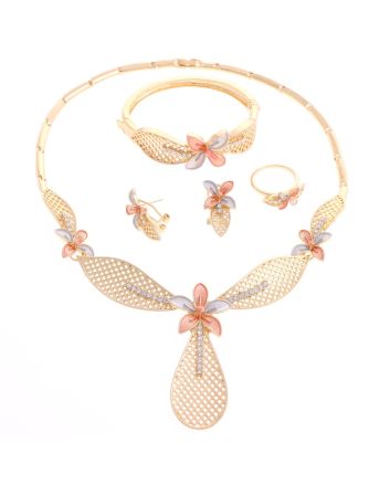 Gold Plated Necklace Set