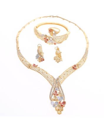 Gold Plated Necklace Set