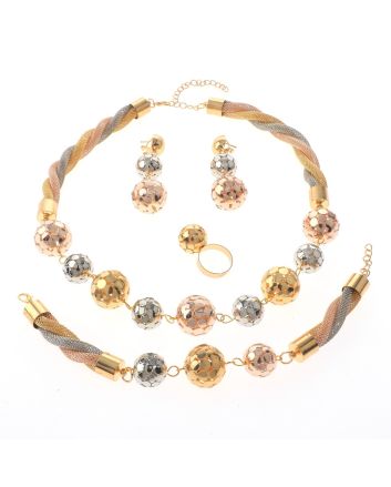 Gold Plated Necklace Set