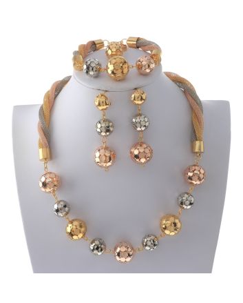 Gold Plated Necklace Set