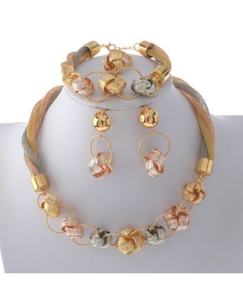 Gold Plated Necklace Set