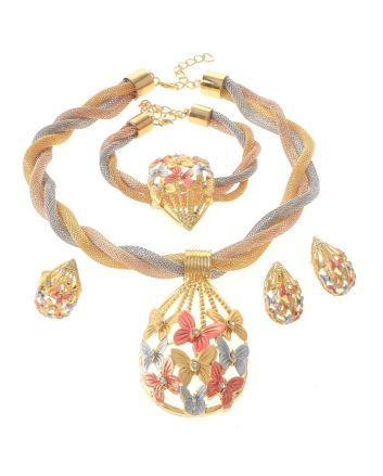 Gold Plated Necklace Set