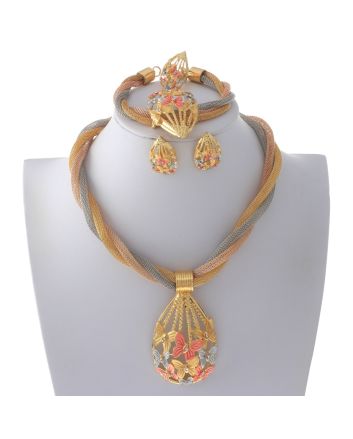 Gold Plated Necklace Set