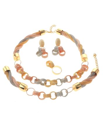 Gold Plated Necklace Set