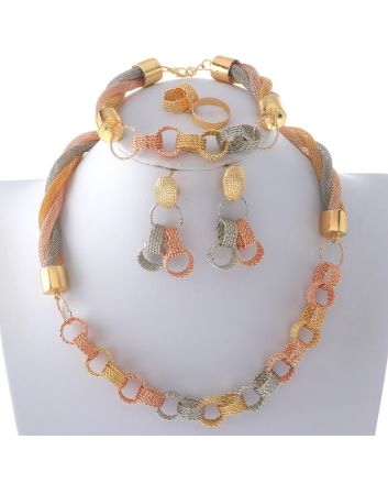 Gold Plated Necklace Set