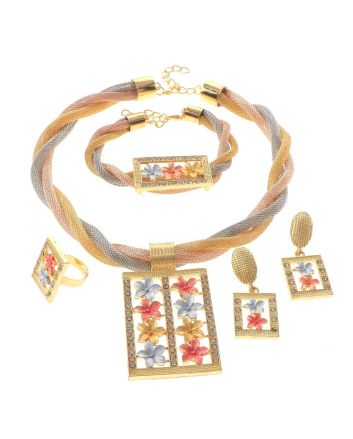 Gold Plated Necklace Set