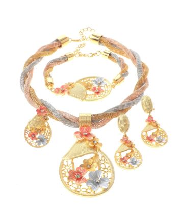 Gold Plated Necklace Set