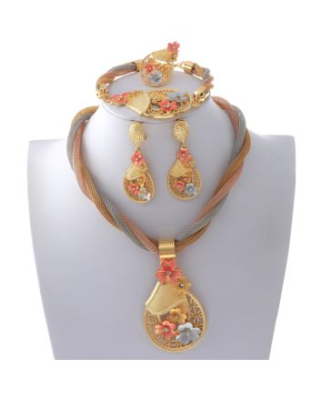 Gold Plated Necklace Set